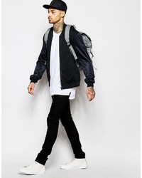 Blouson aviateur noir Asos