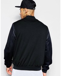 Blouson aviateur noir Asos