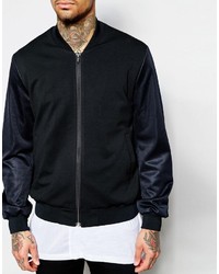 Blouson aviateur noir Asos