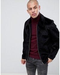 Blouson aviateur noir ASOS DESIGN