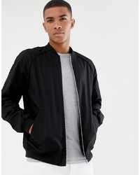 Blouson aviateur noir ASOS DESIGN