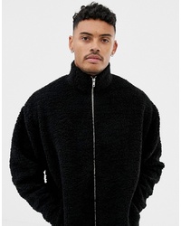 Blouson aviateur noir ASOS DESIGN