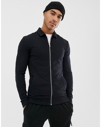 Blouson aviateur noir ASOS DESIGN