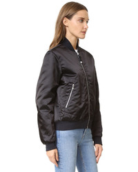 Blouson aviateur noir Acne Studios