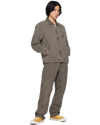 Blouson aviateur noir CARHARTT WORK IN PROGRESS