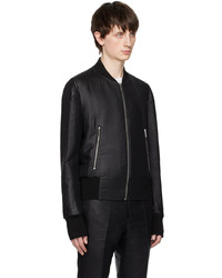 Blouson aviateur noir SAPIO