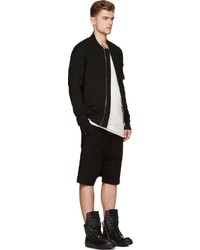 Blouson aviateur noir Rick Owens