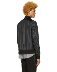 Blouson aviateur noir Public School