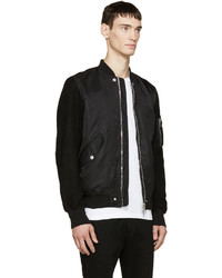 Blouson aviateur noir Diesel