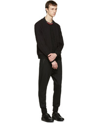 Blouson aviateur noir Wooyoungmi