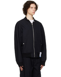 Blouson aviateur noir Miharayasuhiro