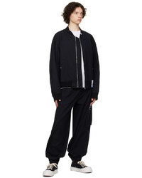 Blouson aviateur noir Miharayasuhiro