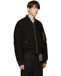 Blouson aviateur noir Haider Ackermann