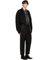 Blouson aviateur noir Haider Ackermann