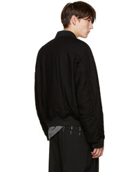 Blouson aviateur noir Haider Ackermann