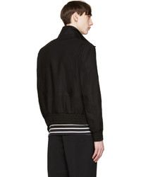 Blouson aviateur noir AMI Alexandre Mattiussi