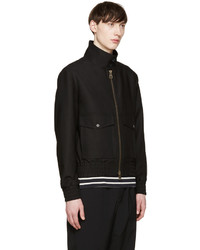 Blouson aviateur noir AMI Alexandre Mattiussi