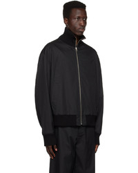 Blouson aviateur noir MM6 MAISON MARGIELA