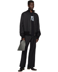 Blouson aviateur noir MM6 MAISON MARGIELA