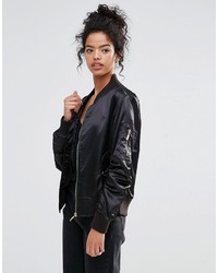 Blouson aviateur noir