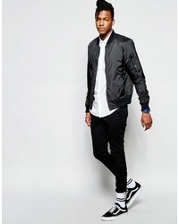 Blouson aviateur noir Original Penguin