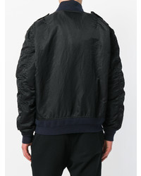 Blouson aviateur noir Sacai