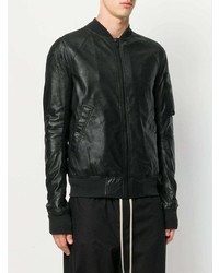 Blouson aviateur noir Rick Owens