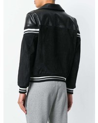 Blouson aviateur noir Maison Margiela