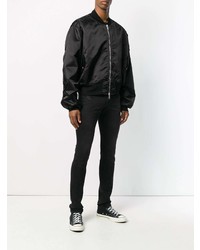 Blouson aviateur noir Unravel Project