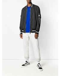 Blouson aviateur noir Versus