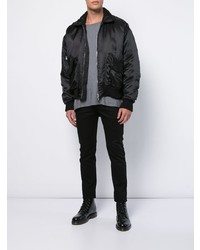 Blouson aviateur noir Mjb