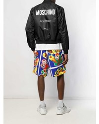 Blouson aviateur noir Moschino