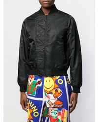 Blouson aviateur noir Moschino