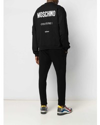 Blouson aviateur noir Moschino