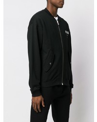 Blouson aviateur noir Moschino