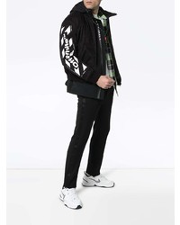 Blouson aviateur noir Off-White