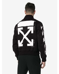 Blouson aviateur noir Off-White