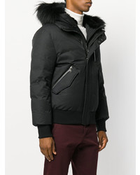 Blouson aviateur noir Mackage