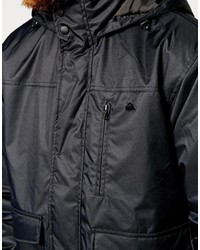 Blouson aviateur noir Quiksilver