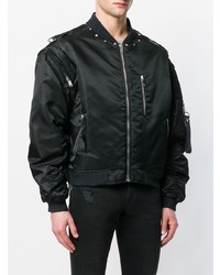 Blouson aviateur noir Icosae