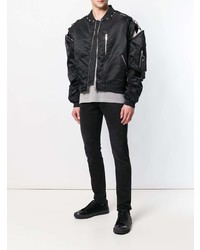 Blouson aviateur noir Icosae