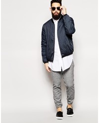 Blouson aviateur noir Asos