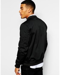 Blouson aviateur noir Asos