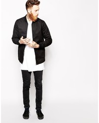 Blouson aviateur noir Asos