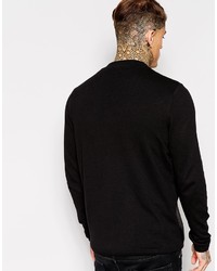 Blouson aviateur noir Asos