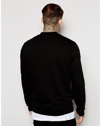 Blouson aviateur noir Asos