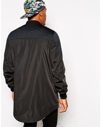 Blouson aviateur noir Asos