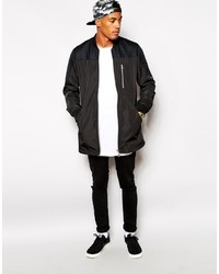 Blouson aviateur noir Asos