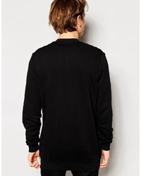 Blouson aviateur noir Asos