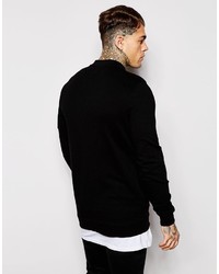 Blouson aviateur noir Asos